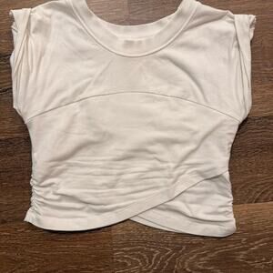 Free people movement white crop